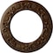 Ekena Millwork Ribbon with Bow Medallion (Canopies up to 7 1/2"), 12 1/4"OD x 7 1/2"ID x 7/8"P, Root Beer Crackle CM12RIRBC - alternate 1